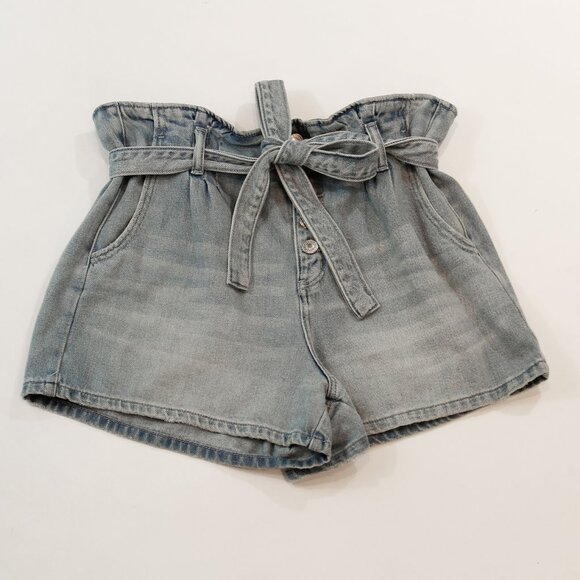 Closet Clearout! | 100% Cotton! American Eagle Paperbag Mom Denim Shorts - Picture 3 of 10